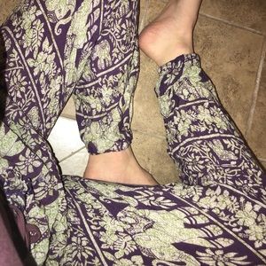 Cute Elephant Hippie Pants
